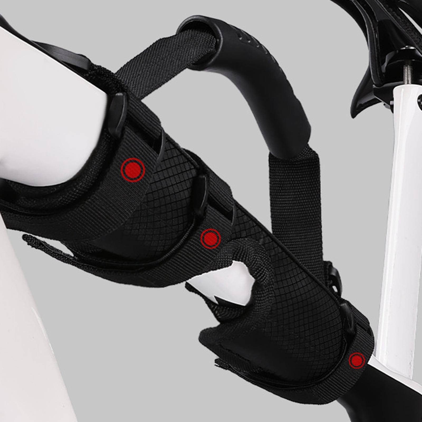 Commuting With Bike - สายรัดจักรยานพับได้แบบปรับได้ ทำจากโพลีเอสเตอร์ สำหรับกระเป๋าใส่โครงจักรยานพับได้ เหมาะสำหรับการเดินทาง