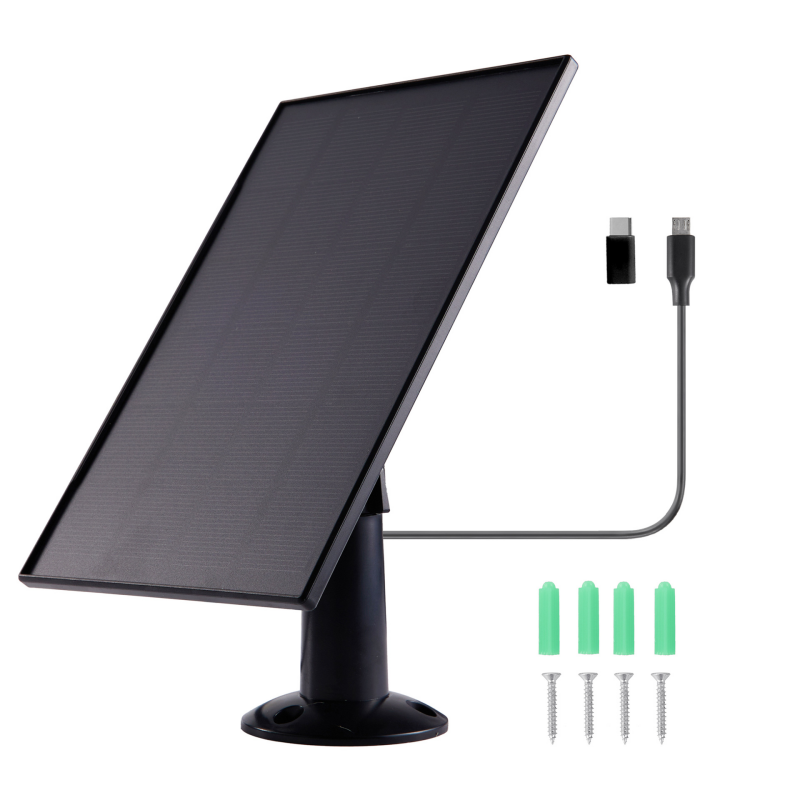 Usb Charger Dynamo - เครื่องชาร์จพลังงานแสงอาทิตย์แบบกันน้ำ 10W 5V, ไมโครยูเอสบี 2‑in‑1 และแหล่งจ่ายไฟพลังงานแสงอาทิตย์แบบ