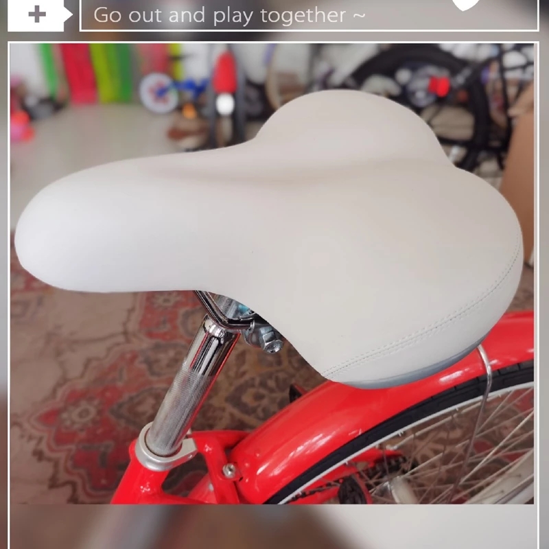 อานจักรยานสีขาวพร้อมสปริงสำหรั - Cycling For Commute บทวิจารณ์และราคา