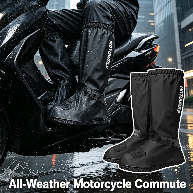 ที่หุ้มรองเท้ากันฝนแบบใช้ซ้ำได - Cycling Commute In Rain บทวิจารณ์และราคา