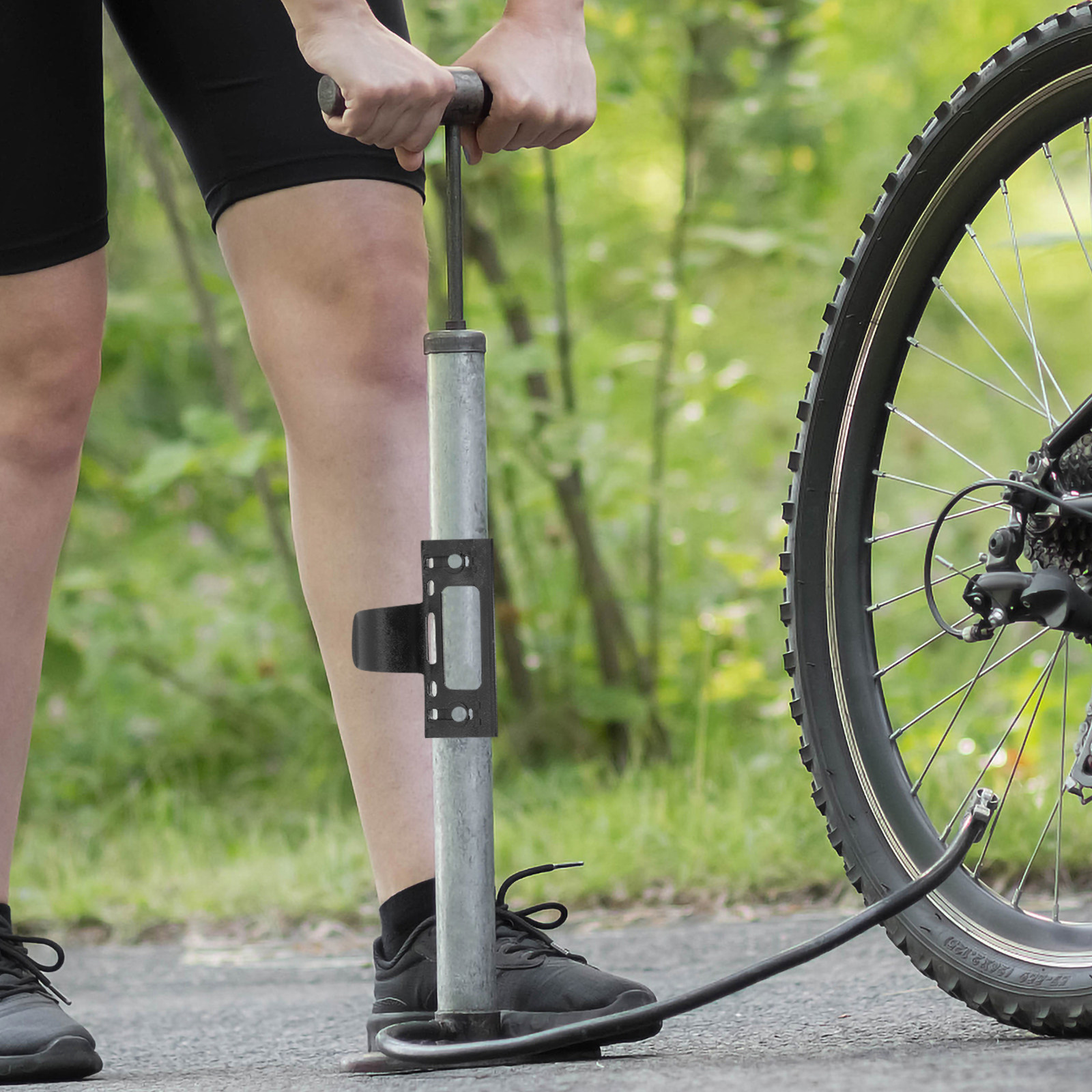 ที่หนีบปั๊มลมจักรยานแบบพกพา 2  - Bike Pump Frame Mount บทวิจารณ์และราคา