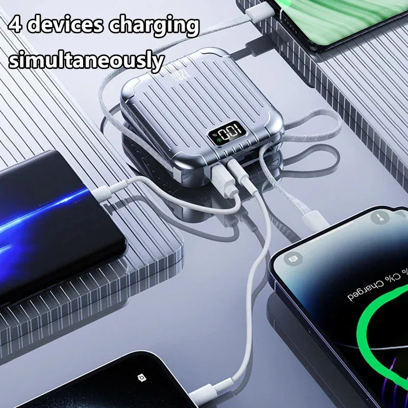 แบตสำรองขนาดเล็กกะทัดรัด 50000 - Usb Charger Dynamo บทวิจารณ์และราคา