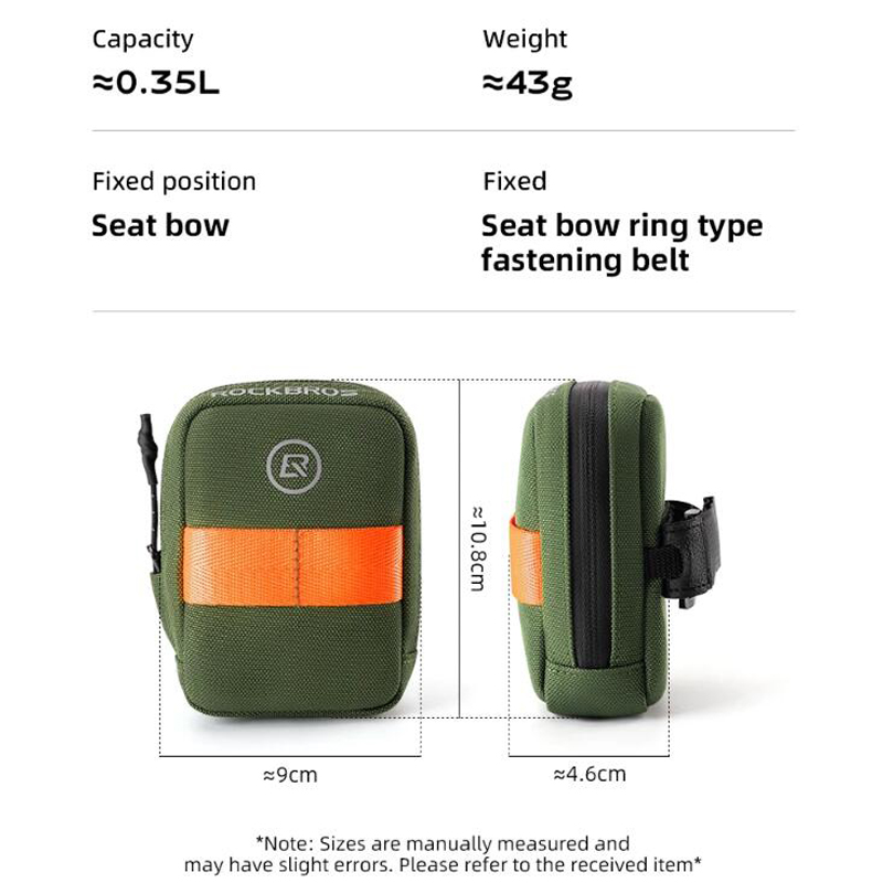 กระเป๋าใต้เบาะจักรยานขนาดเล็กแ - Saddle Bag Under Seat บทวิจารณ์และราคา