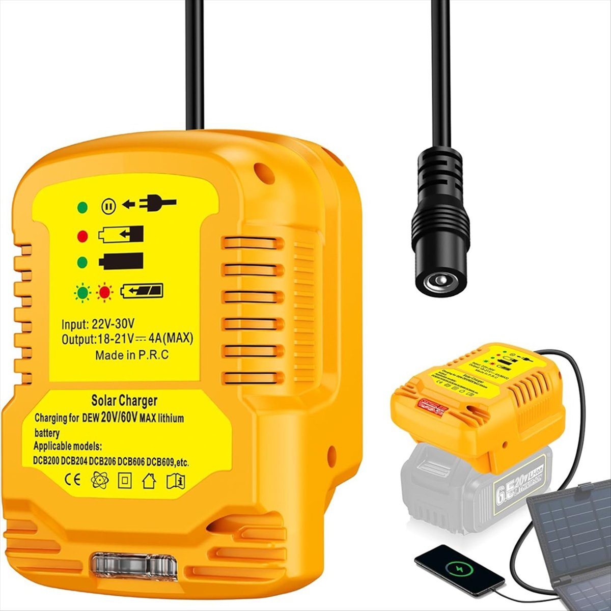 อะแดปเตอร์ชาร์จพลังงานแสงอาทิต - Usb Charger Dynamo บทวิจารณ์และราคา