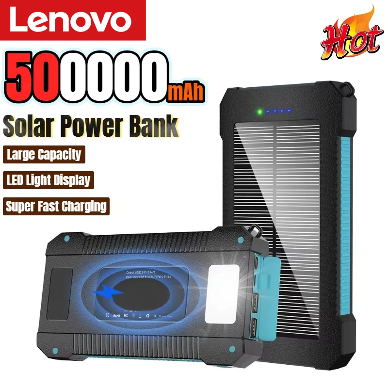 เลอโนโว 500000mAh พาวเวอร์แบงค - Usb Charger Dynamo บทวิจารณ์และราคา