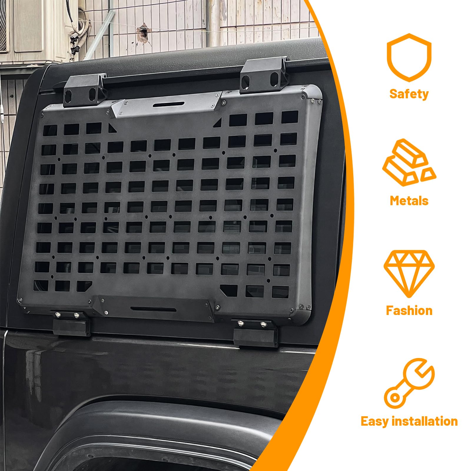 แผงเก็บของแบบโมดูลาร์ Molle สำ - Cargo Rack Aluminum บทวิจารณ์และราคา