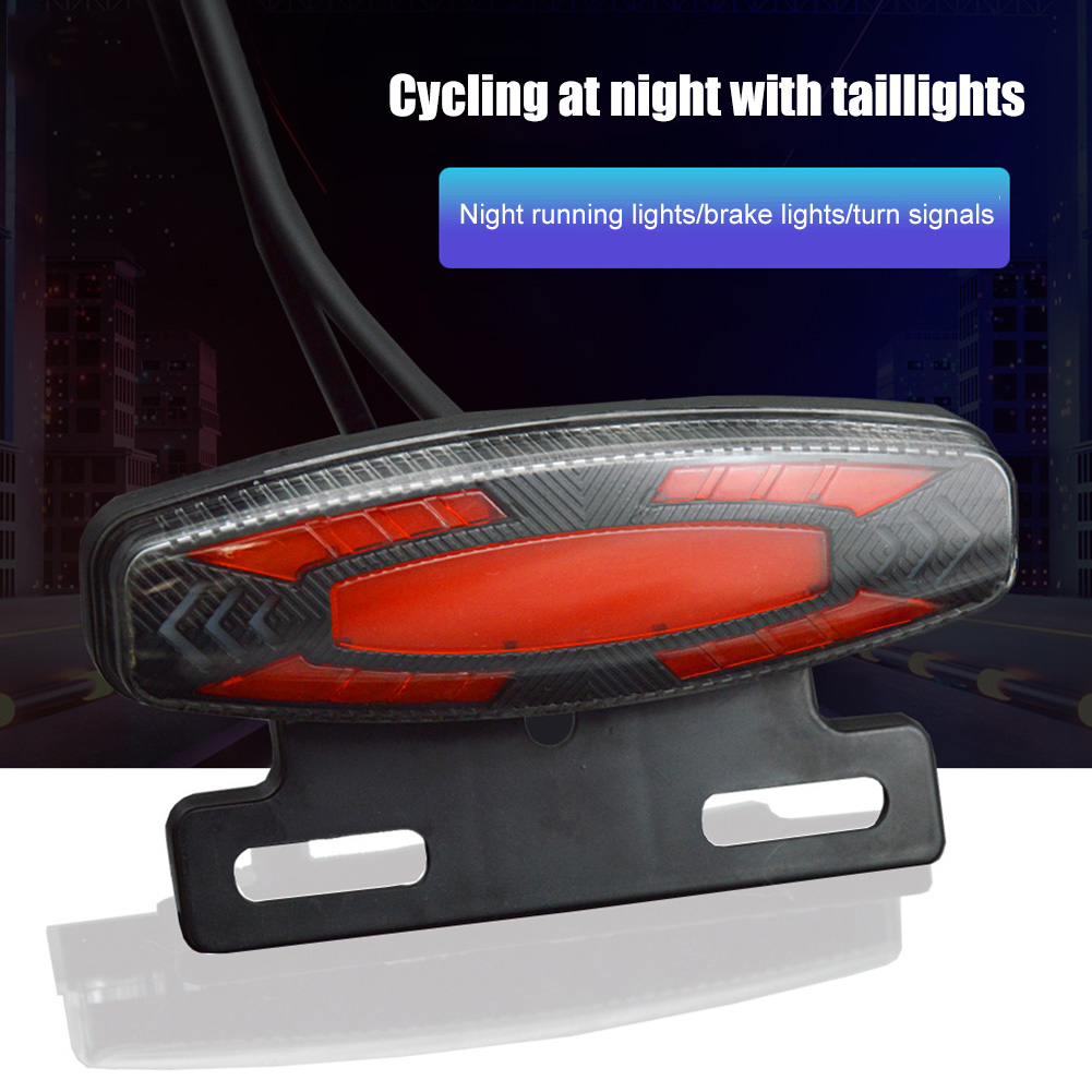 EBike เบรคหน้าด้านหลัง 24V 48V - Bike Light Front Rear บทวิจารณ์และราคา