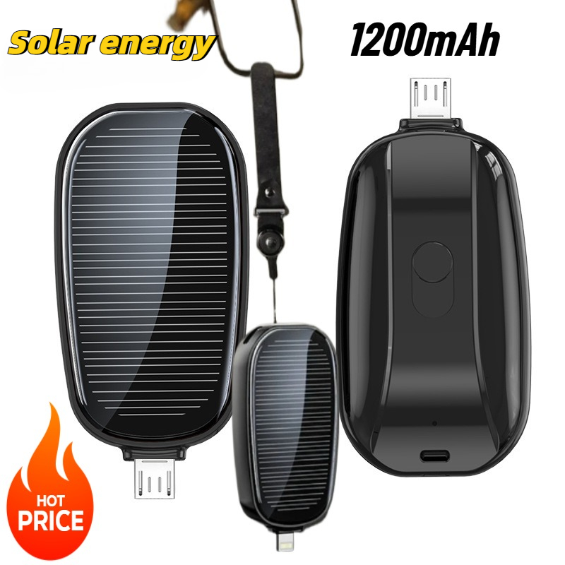 พาวเวอร์แบงค์พลังงานแสงอาทิตย์ - Usb Charger Dynamo บทวิจารณ์และราคา