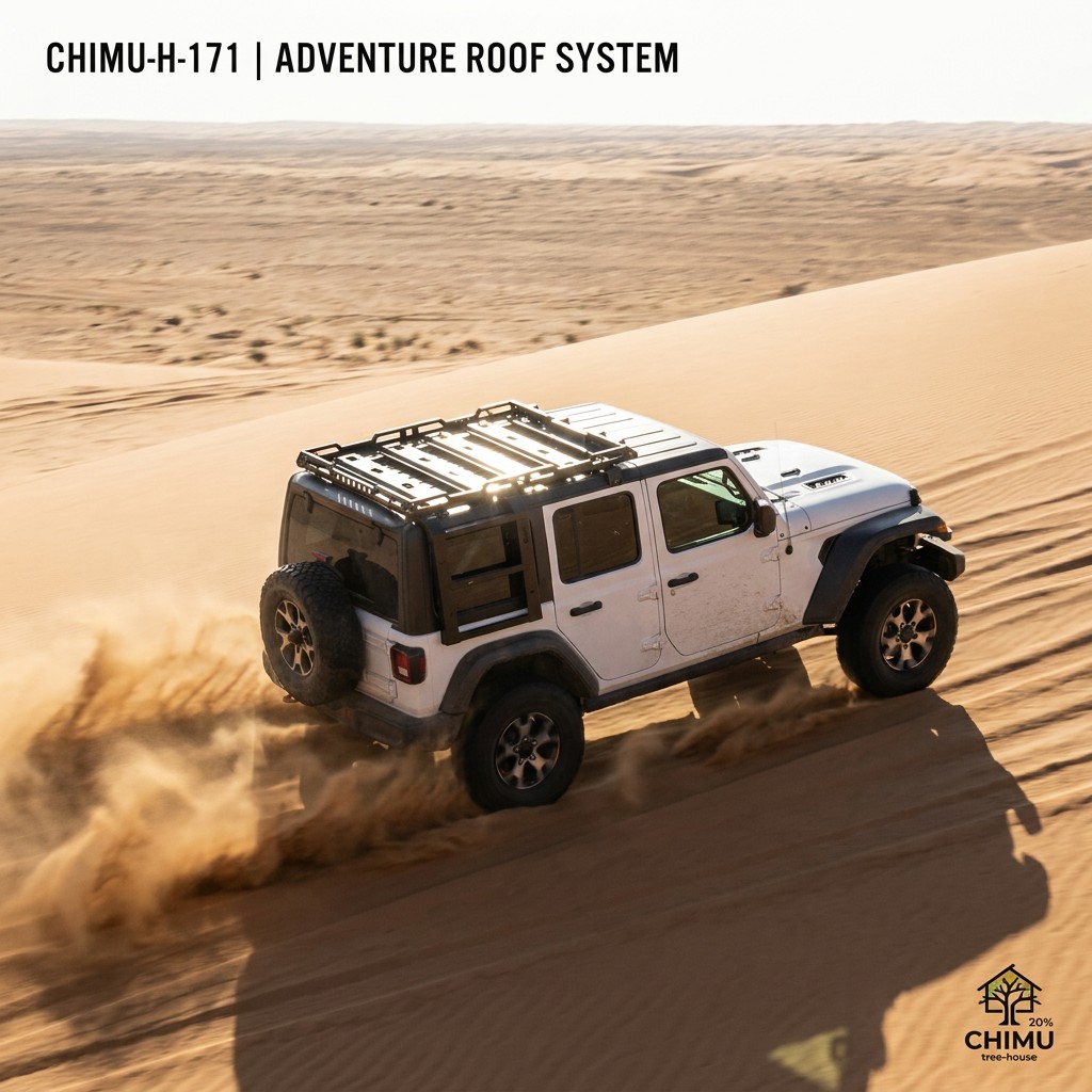【CHIMU HOME】 สำหรับ Wrangler J - Cargo Rack Aluminum บทวิจารณ์และราคา