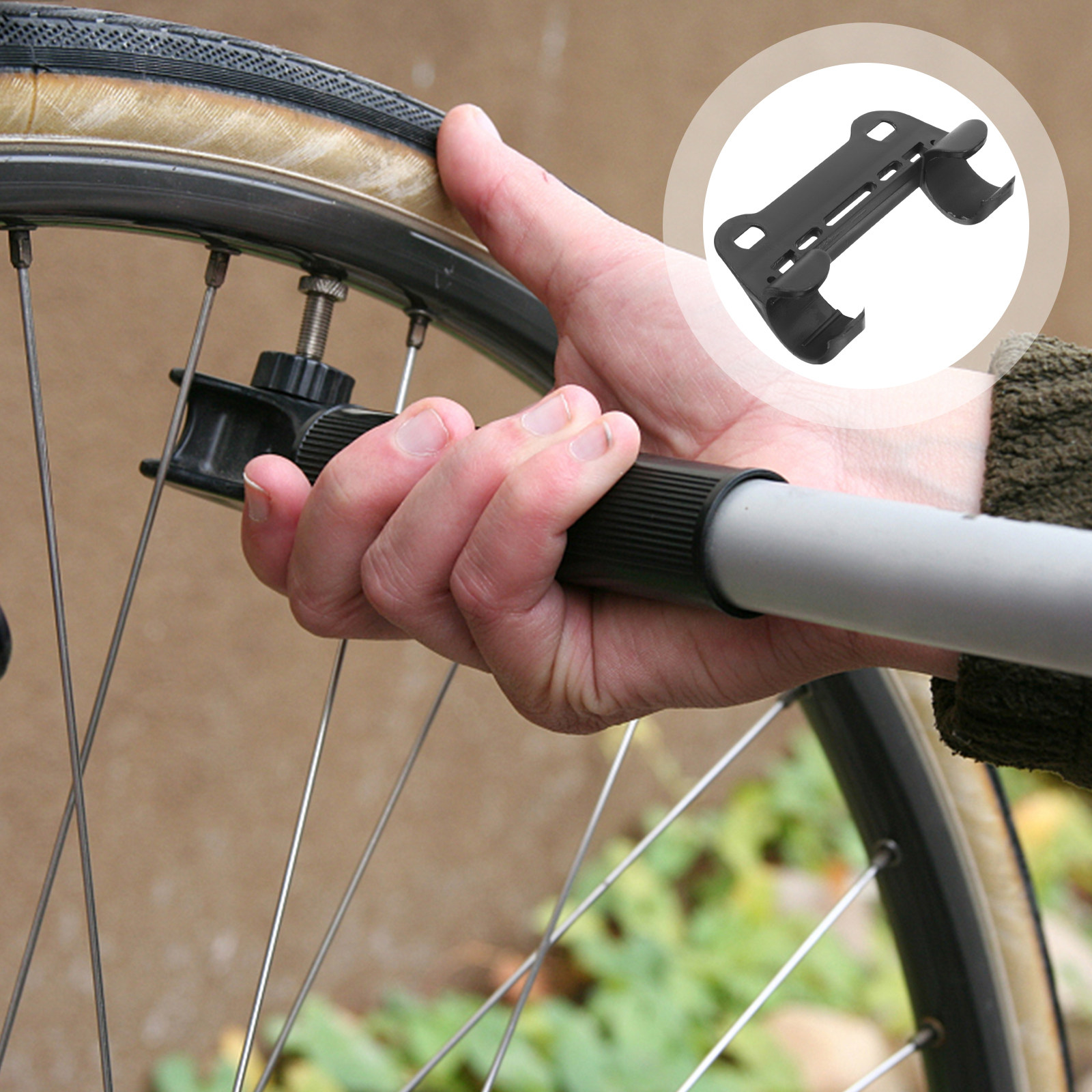 ที่ยึดปั๊มลมจักรยานแบบมืออาชีพ - Bike Pump Frame Mount บทวิจารณ์และราคา