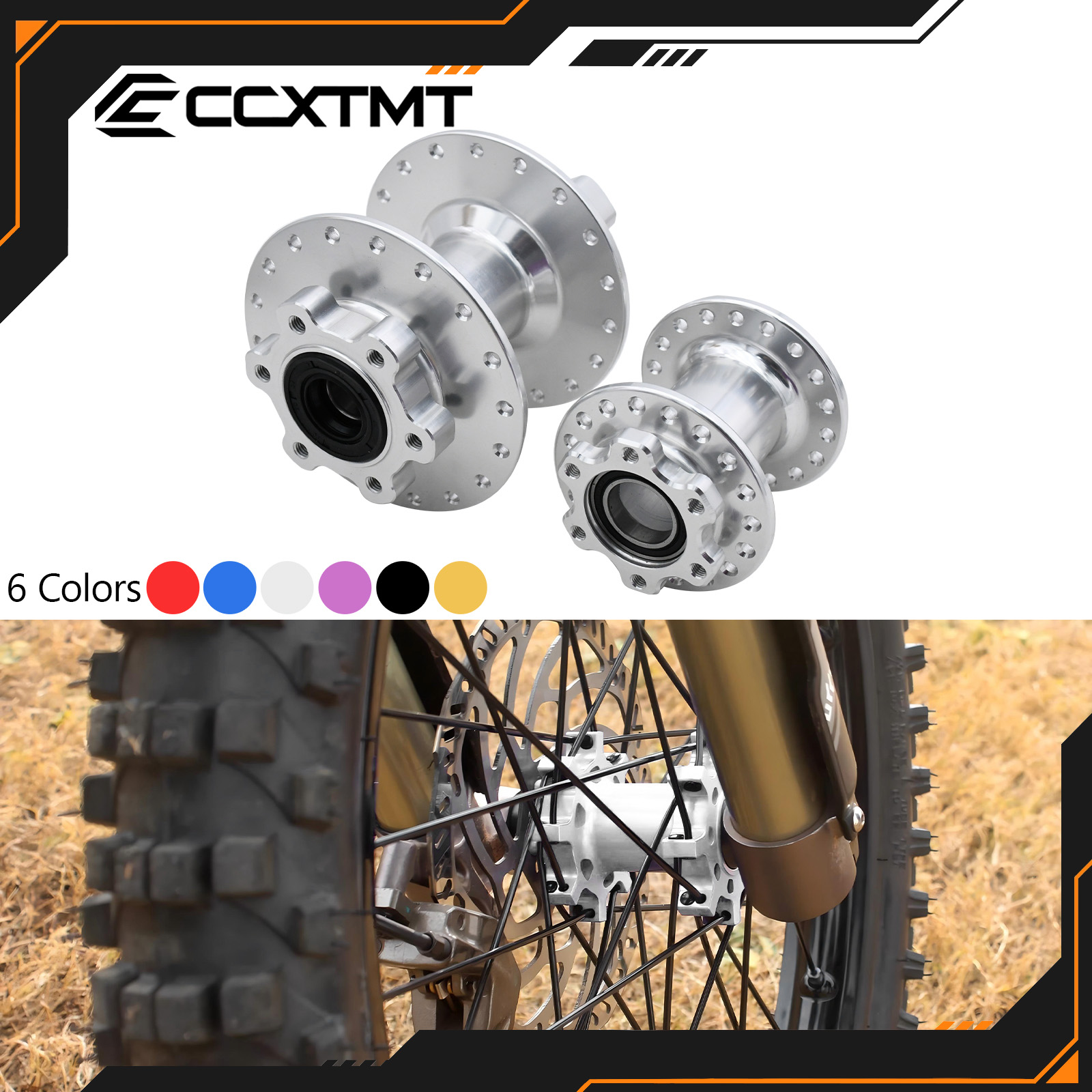 ดุมล้อหน้า-หลัง CNC สำหรับมอเต - Bike Light Front Rear บทวิจารณ์และราคา